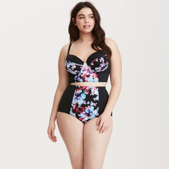 Floral Print 2 Piece Bikini - Picture 2 of 4